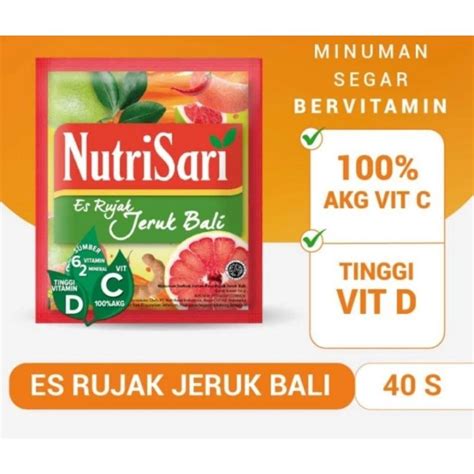 Jual Nutrisari Es Rujak Jeruk Bali Sashet Minuman Buah Vitamin C D