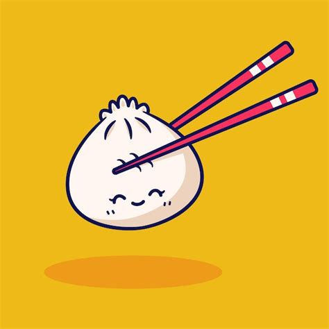 Premium Vector Cute Cartoon Dim Sum Illustration