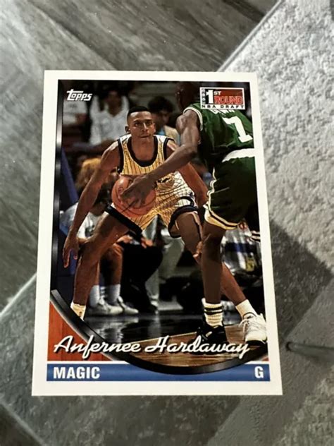 Anfernee Hardaway Topps Orlando Magic Basketball Rookie