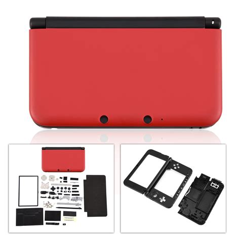 Hurrise Full Housing Case Cover Shell Repair Parts Complete Fix Replacement Kit For Nintendo 3ds