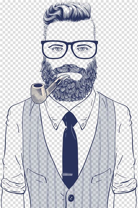 Hipster Glasses Drawing