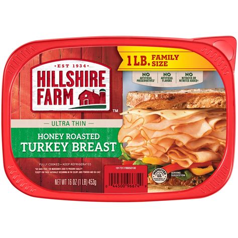 Hillshire Farm Deli Select Ultra Thin Honey Roasted Turkey Breast Oz