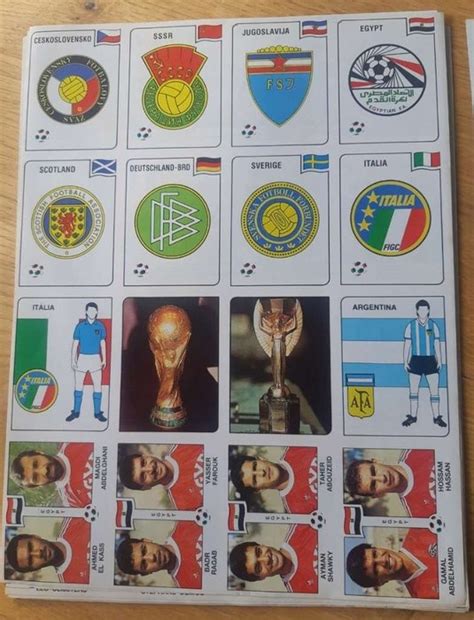 Panini World Cup Italia Complete Loose Sticker Set Catawiki