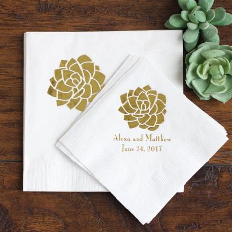 Personalized Exclusive Wedding Napkins Wedding Napkins Personalized