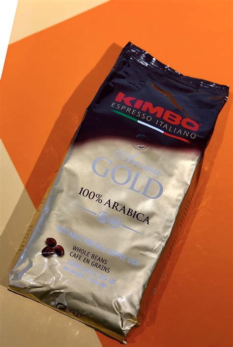 Кофе зерновой Kimbo Aroma Gold 100 Arabica 1кг купить зерновой оптовая