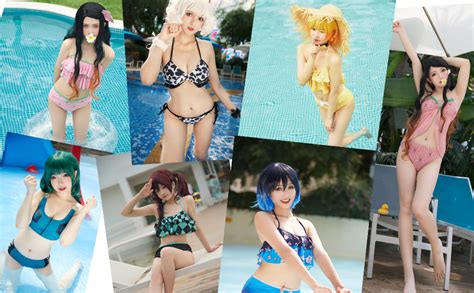 Amazon Haikyuu Womens Bikini Swimsuit Anime Style Bathing Suit Japanese Cartoon Swimwear