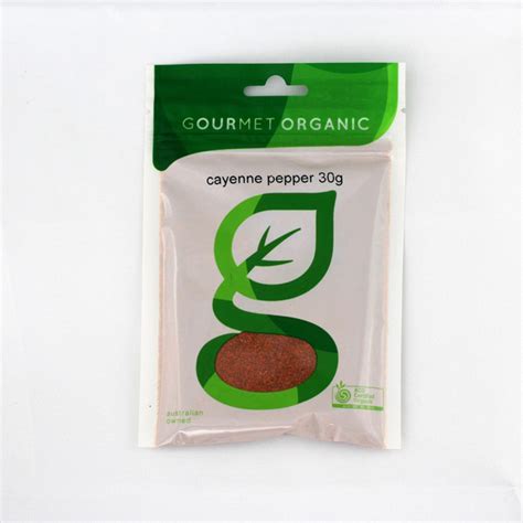 Gourmet Organic Cayenne Pepper The Little Organic Co