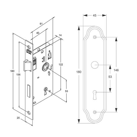 Fechadura Stam Porta Interna Preto Espelho Mm Fech