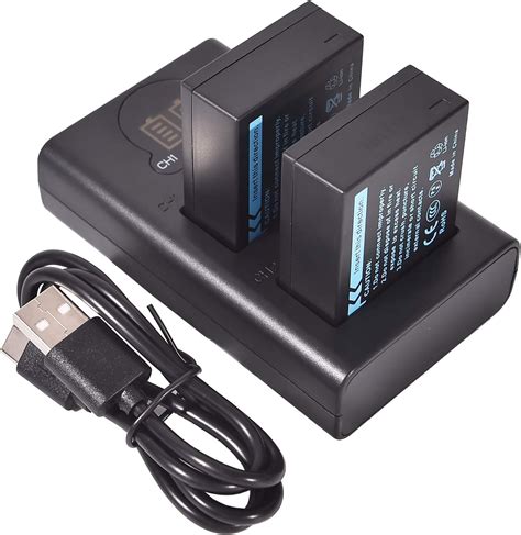 Dste X Np W Replacement Battery Dual Usb Charger With Lcd Display