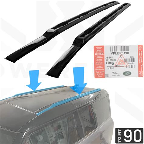 Roof Rails Genuine For Land Rover Defender L663 90 Model Powerful Uk