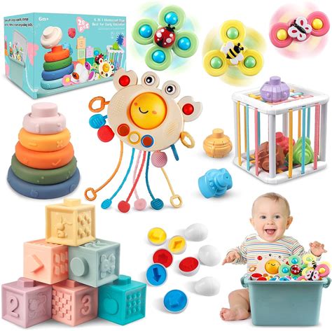 Amazon Plunack In Baby Toys To Months Montessori Toy For