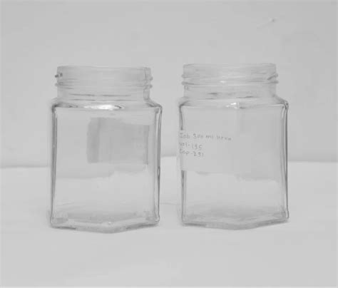 Ml Hexagonal Glass Jar For Pickel Storage At Rs Set In Firozabad