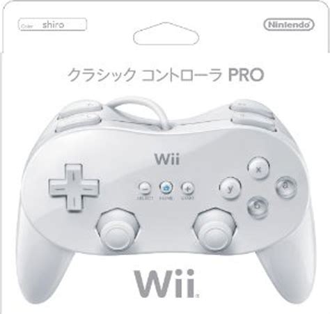 Nintendo Wii Classic Controller Pro White Nintendo Wii