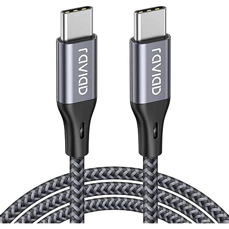 USB C Auf USB C Kabel 2M Nimaso USB Typ C 100W 20V 5A PD