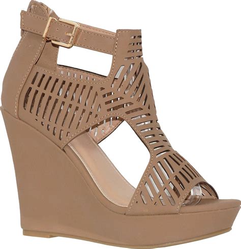 Amazon Mve Shoes Women S Open Toe Cutout Platform Sandal Back