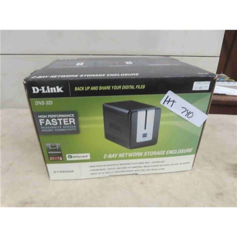 New D Link Dns 323 2 Way Network Storage Enclosure