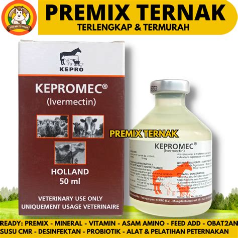 Jual Kepromec Injeksi Ml Obat Cacing Gudig Gudik Scabies Kutu