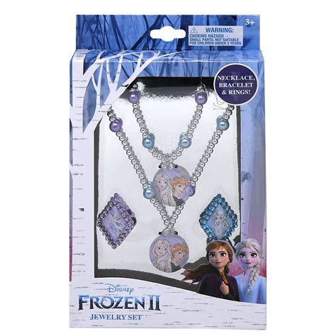 Frozen Jewelry Set Necklace Bracelet Ring Set In Box Walmart