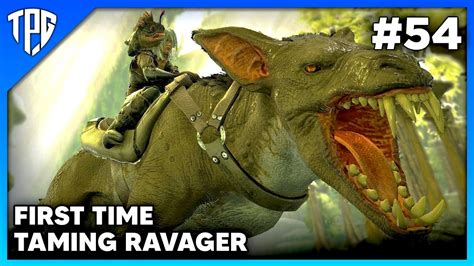 Ark Survival Evolved In Tamil First Time Taming Ravager Ark Genesis