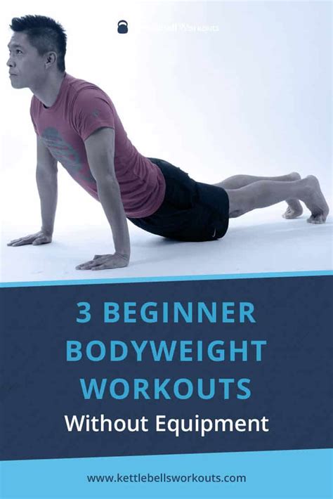 3 Beginner Bodyweight Workout Routines Without Equipment