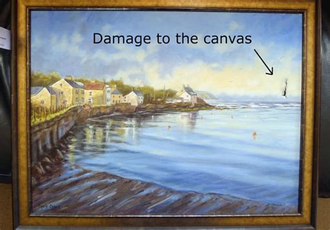 How To Repair Canvas Painting Harris Sonterver