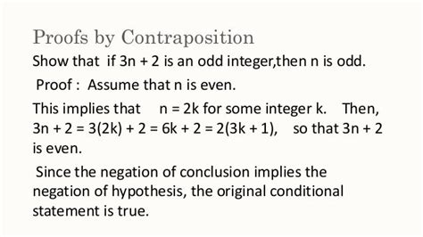 Proof By Contrapositive Vs Contradiction Payment Proof 2020