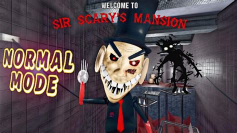 Sir Scary S Mansion Scary Obby Normal Mode Gameplay Walkthrough