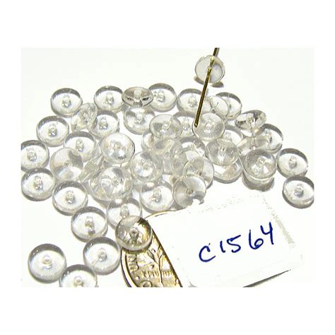 C1564 Czech Rondelle Bead CRYSTAL CLEAR 6mm 7250 Lot Of 50