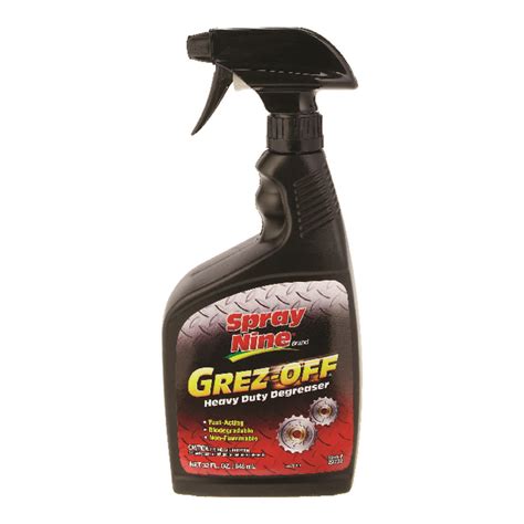 Spray Nine Grez Off Unscented Scent Heavy Duty Degreaser 32 Oz Liquid