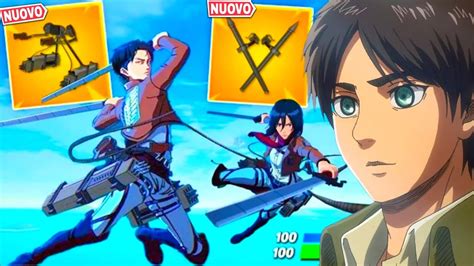 GIOCO SOLO CON LE NUOVE ARMI MITICHE Di AOT Fortnite ITA YouTube