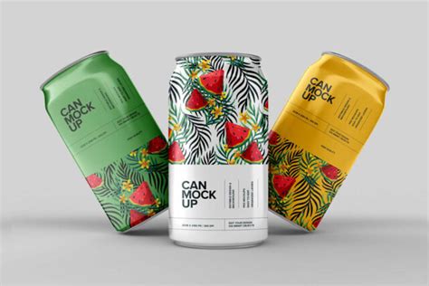 Free Realistic Soda Can Mockup Psd Mockuptree