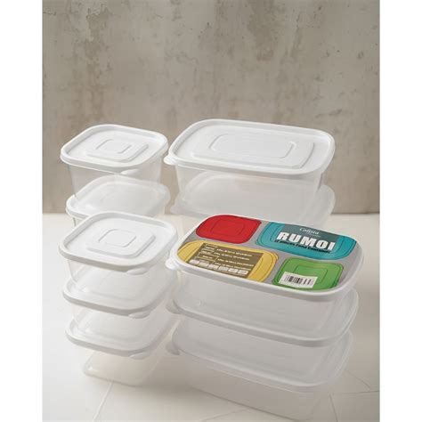 Jual CALISTA RUMOI PREMIUM SET 12 PCS ORIGINAL FOOD CONTAINER TOPLES