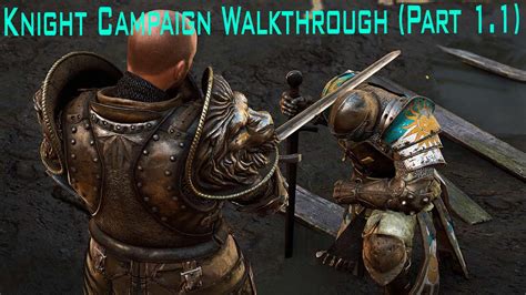 FOR HONOR Walkthrough Gameplay Part 1 Warlords Knight Campaign