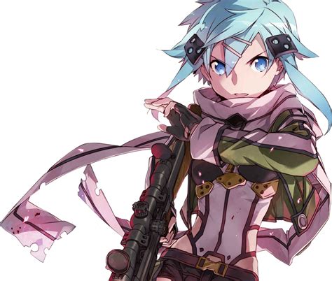 Sword Art Online II - Sinon Render by AM4TER45U on DeviantArt