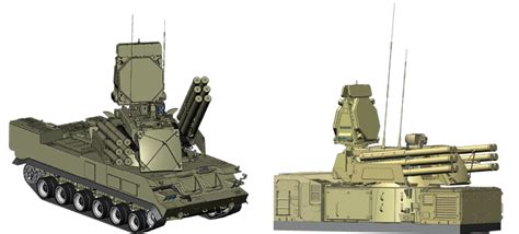 Pantsir S1m Short Range Air Defence Missile And Gun System