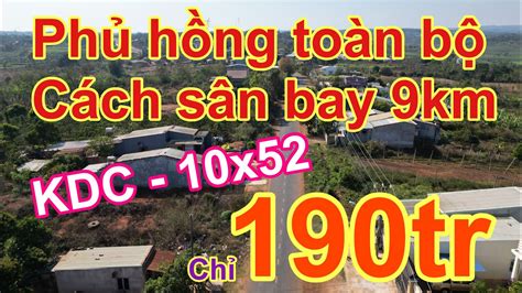 190 bán đất phủ hồng cách sân bay Pleiku 9km giá 190tr YouTube