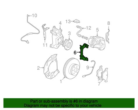 Genuine Bmw Disc Brake Caliper Bracket Free