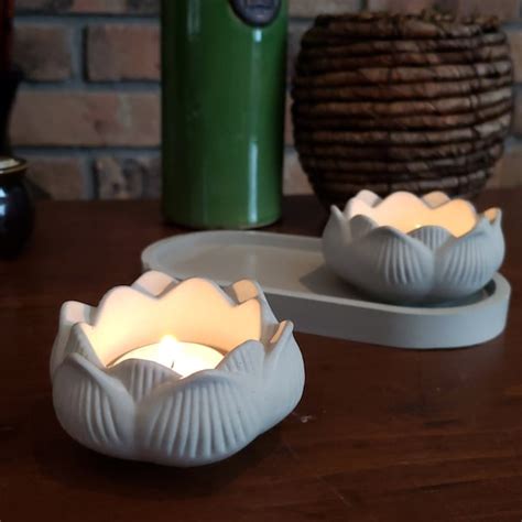 Lotus Candle Holder Etsy