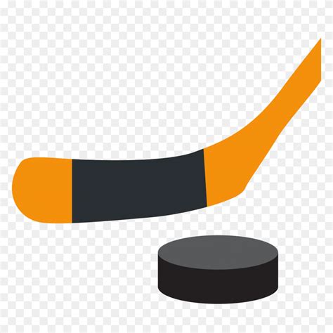 Sticker Timeline Ice Hockey Stick And Puck - Hockey Puck Clipart - FlyClipart