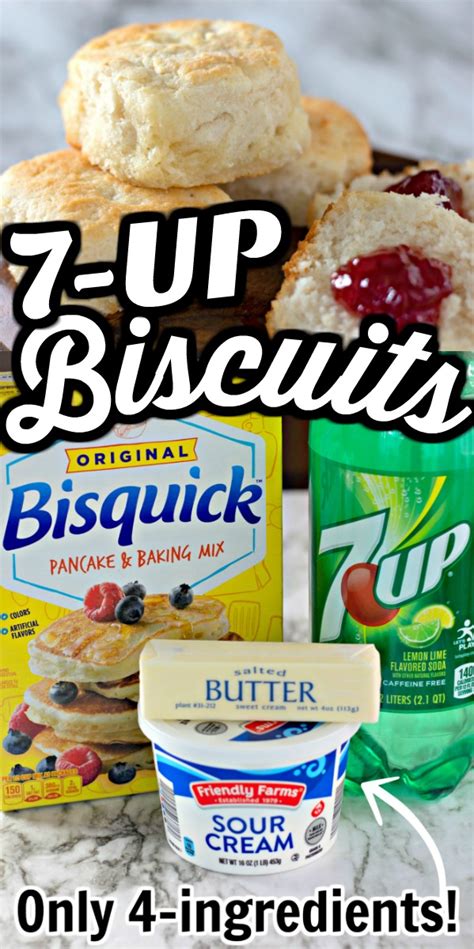 7 Up Biscuits Fluffy Soft Buttery Biscuits Made With Only 4 Ingredients Easy Biscuit