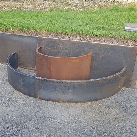 Corten Steps And Stair Risers Garden Steps Cor Ten Steel Nz