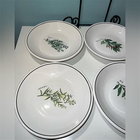 Williams Sonoma Dining New Williams Sonoma Culinary Herb Spices 9 Pasta Bowls Set Of 4