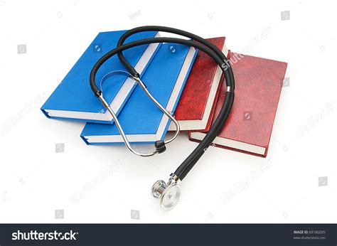 Concept Medical Education Book Stethoscope Stock Photo 69180205