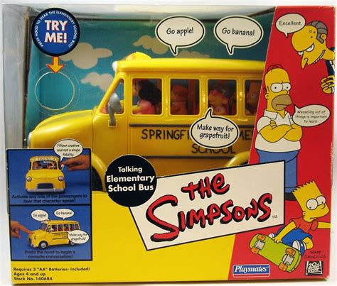 The Simpsons - Playmates - Talking Elementary School Bus