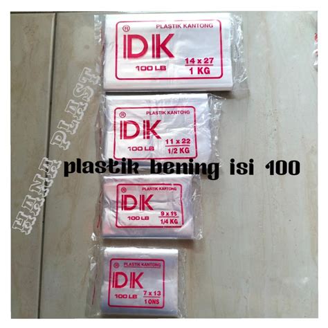 Jual PLASTIK DK 1kg 1 2kg 1 4 Kg Dan 1ons HARGA MURAH Indonesia Shopee