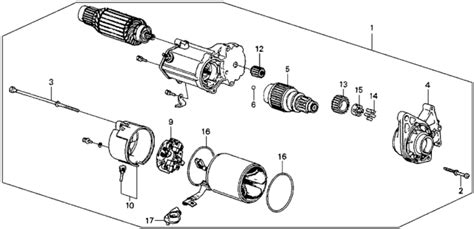 Pd Genuine Honda Starter Motor Assembly