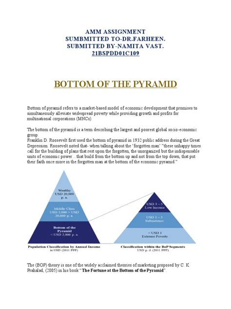 Bottom of Pyramid | PDF | Economies