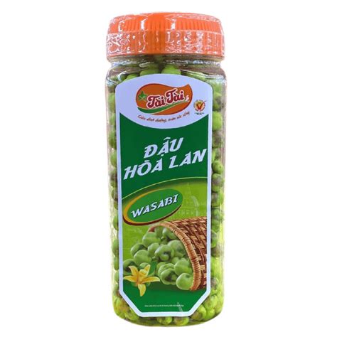A-타이타이 와사비 완두콩 195g (Đậu hòa lan Wasabi Tài Tài 195g) - SaigonPick
