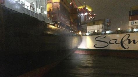 Powerful Storm Sets Ships Adrift at Sydney's Port Botany