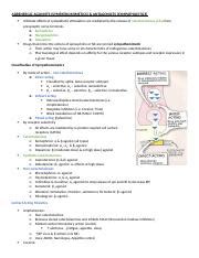 Lecture 5 Study Guide Docx ADRENERGIC AGONISTS SYMPATHOMIMETICS